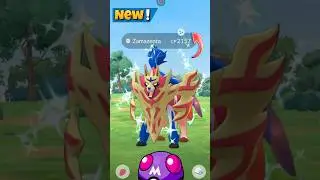 First Look✨️Crown Zamazenta in Raid #pokemongo #shorts