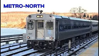 🚆METRO-NORTH RAILROAD Shoreliner Cab Car MNCR #6127 on the Hudson Line🚆