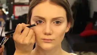 Подиумный макияж в карандашной технике   Fashion MAKEUP tutorial in pencil technique Заира Мансурова