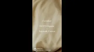 Takasa Organic Bedding in Natural