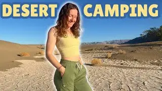 realistic day car camping in DEATH VALLEY ☠️
