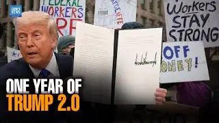 One Year of Trump 2.0: DOGE Cuts, Border Crackdown, Tariffs, and Street Protests