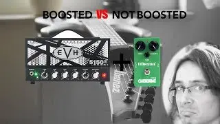 EVH 5150 III LBX 2 | not boosted vs. boosted in a mix | Tuning: G#, G#, C#, F#, Bb, D#