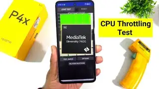 Realme P4x CPU Throttling Test | Heating Test 🔥🔥🔥