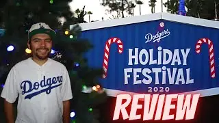 Dodgers Holiday Festival Drive Thru Event At Dodgers Stadium Located In Los Angeles, CA