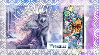 💎 Magisches Wolfsmädchen und Kindheitshelden ❤️🐾 Diamond Painting UNBOXING FANSELLS