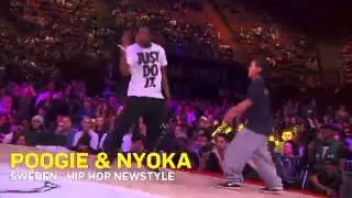 Les Twins vs Poggi and Nyoka Juste Debout 2011 Hip-Hop New Style 14 Finals