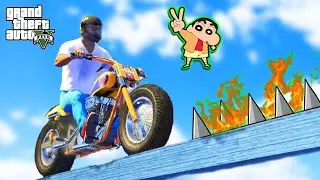100% IMPOSSIBLE SPIRAL SPIKE CHALLENGE IN GTA 5! || Tehelka Gamer