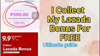 How to collect your lazada bonus (part 1) #lazadabonus