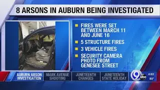8 arsons in Auburn being investigated