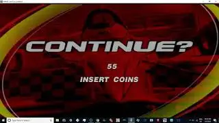 Cart fury arcade games countdown to continue the race with coins And credit