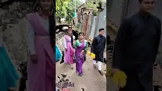 #custom #blue #purple #pink #dress #saree #gulbaharfashions