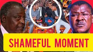 🚨CHAOS ERUPTS AT CYRUS JIRONGOS BURIAL AFTER  WETANGULA'S ASSASINS SPORTED IN THE BURIAL/ UHURU IN 🔥