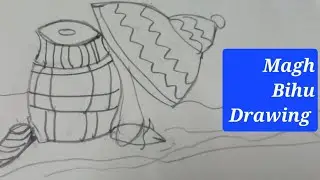 Magh Bihu Drawing#Art#Drawing#maghbihu@bestart16659