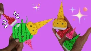 Want Unique Bookmarks? Create Origami Monster Bookmarks Now || Origami bookmarks || Origami