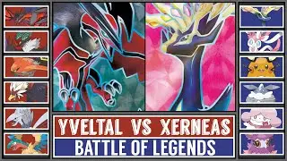 YVELTAL vs XERNEAS | Kalos Legendary Pokémon Battle