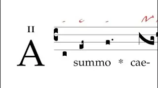 Graduale: A summo caelo