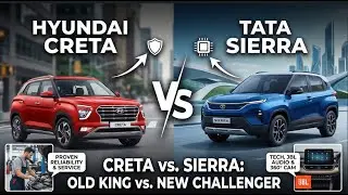 Tata Sierra vs. Hyundai Creta: Can the Reborn Legend Defeat the King?