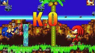 Mugen Sonic vs Knuckles