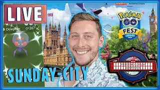 LIVE *Pokemon GO Fest London* Sunday City Experience Shiny Hunting!