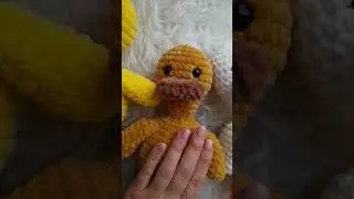 duck lovey snuggle crochet pattern