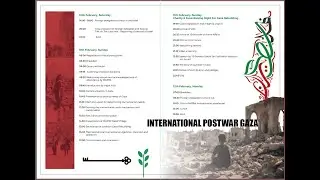 INTERNATIONAL POSTWAR GAZA   FULL PROGRAM SESSION