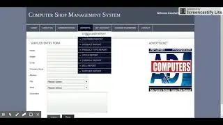 Computer Shop Management System | PHP and MySQL Project Source Code | PHP MySQL CRUD Project