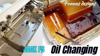 Jack f5 Sewing Machine Oil Changing Malayalam ഞാൻ ചെയ്യുന്നത് ഇങ്ങനെയാണ് 