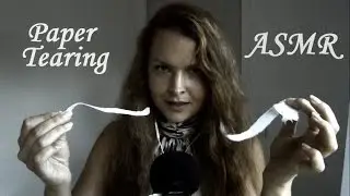 ASMR Paper Tearing / Ear-To-Ear /  ( No Talking ) Paper Sounds