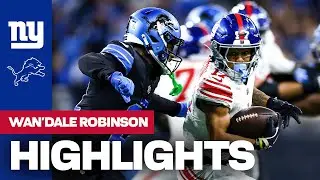 Highlights: Wan'Dale Robinson | Giants vs. Lions | Week 12 | New York Giants