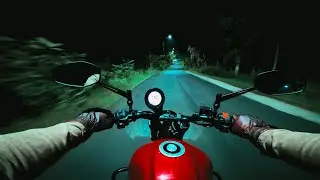 Night Over Java I TVS Ronin 225 I DJI Osmo Action 4 I POV Riding I Plembutan