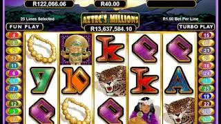 Aztec's Millions Progressive Jackpot at Silversands Casino