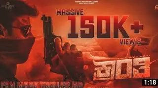 Kranti movie trailer - Darshan - Rachith ram - Ravichandra || super it movie ||
