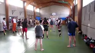 NAKITAIL FIGHTING STAGE AVEC KRU KRONGSAK 1 MARS 2014 BRIERE MAURICE