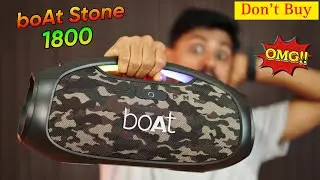 Boat Stone 1800 ⚡90W⚡ Review & Sound Test 😳 Best Bluetooth Speaker in 2024 🔊🔥