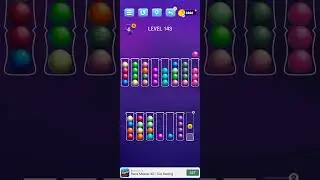 Ball Sort Level 143 Puzzle Color Sort Tatem Games Inc. All levels, #ballsortpuzzle