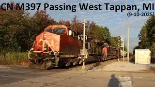 CN M397 Passing West Tappan (Kimball), MI (9-10-2025)