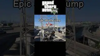 💥STUNT JUMPS in GTA V PT.253 🚀😱 #gta #gta5 #gtastunts