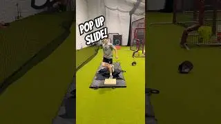 Pop up! #sliding #intotheweekend #subscribe #baseball#softball #contentcreator