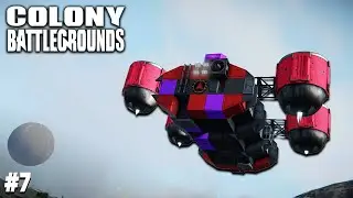 Space Engineers - Colony BATTLEGROUNDS - Ep #7 - We Made A FLYING Base!
