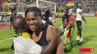 GHANA vs CENTRAL AFRICAN REPUBLIC 4 - 3 PLAYERS AND FUNS REACTIONS AFTER THE GAME