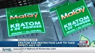 Kratom age restriction law taking effect July 1, bans sales to ages 21 and under