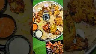 🔥♨️ CHICKEN MANDI பிரியாணி + FISH and CHICKEN Tandoori #shorts #foodshorts #tamilshorts #biryani