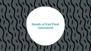 Retail Apprenticeship Reform - Overview of end-point assessment