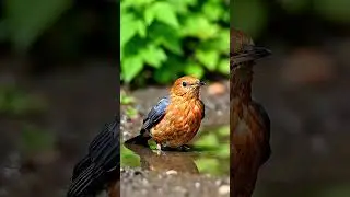 Stunning Birds of Nature: Bathing, Feeding & Nesting 🐦🌸 | Relaxing Wildlife #shortsfeed