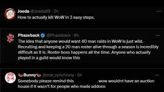Asmongold Sets WoW Twitter/X on fire with his latest L take