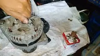 assemble alternator Toyota hi-ace basic tutorial