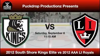 2012 AAA Royals VS South Shore Kings