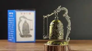 Feng Shui | Financial Prosperity Attraction Dragon | Feng Shui Pixiu Decor | Meditation Dragon Bell