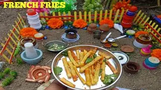 miniature potato -- crispy french fries recipe | potato fries | McD's french fries#mini cooking food